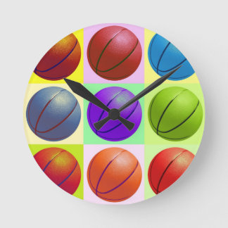 Horloge Ronde Basket-ball