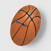 Horloge Ronde basket-ball (boule) (Angle)