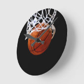 Horloge Ronde Basketball (Angle)