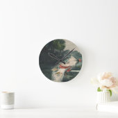 Horloge Ronde Basse noire (Maison)