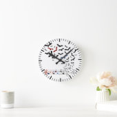 Horloge Ronde Bat Music Design 2 (Maison)