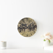 Horloge Ronde Bataille de Sabre (Maison)
