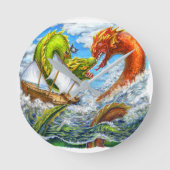 Horloge Ronde Bataille maritime (Recto)