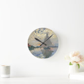 Horloge Ronde Bateau à voile de Monet Impressionnisme français A (Maison)