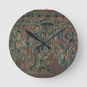 Horloge Ronde Bathsheba a souhaité la bienvenue à la cour,