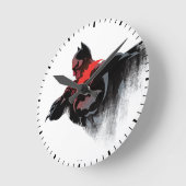 Horloge Ronde Batman Crimson Batarang (Angle)