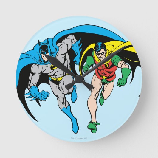 Horloge Ronde Batman & Robin (Recto)