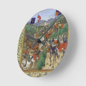 Horloge Ronde Battle of Agincourt, october 25th 1415 (w/c sur pa (Angle)
