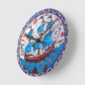 Horloge Ronde Battleship (Angle)