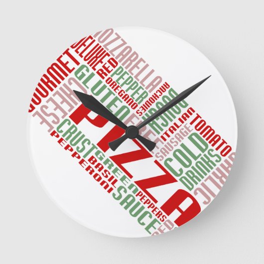 Horloge Ronde bavardage de pizza (Recto)