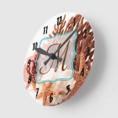 Horloge Ronde Beach Coral Star Fish (Angle)