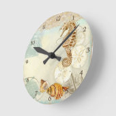 Horloge Ronde Beach Sand Seashore Collage (Angle)
