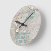 Horloge Ronde Beach Time (Angle)