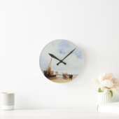 Horloge Ronde Beached Vessels and a Wagon near Trouville, c.1825 (Maison)