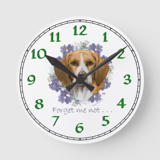 Horloge Ronde Beagle keepsake (Recto)