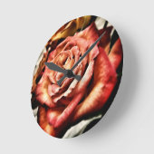 Horloge Ronde Beau Rose (Angle)