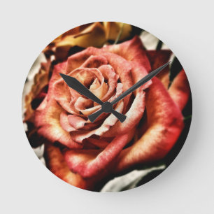 Horloge Ronde Beau Rose