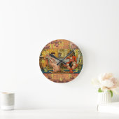 Horloge Ronde Beauté Beast Classic Fairy Tale Caractères (Maison)