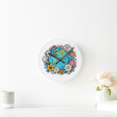 Horloge Ronde Beauté de la Terre (Maison)