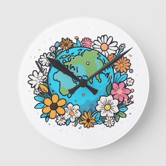 Horloge Ronde Beauté de la Terre (Recto)