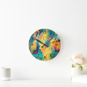 Horloge Ronde Beauté sous-marine - Coquillages (Maison)