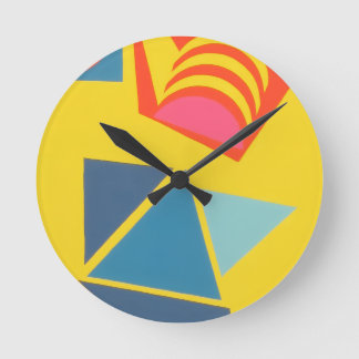 Horloge Ronde Beautiful and Vibrant Colors! Round Clock