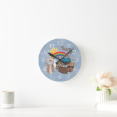 Horloge Ronde Beautiful Baby Noah's Ark (Maison)