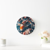 Horloge Ronde Beautiful Koi Fish Clock (Maison)