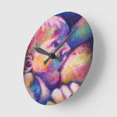 Horloge Ronde Bébé allaité (Angle)