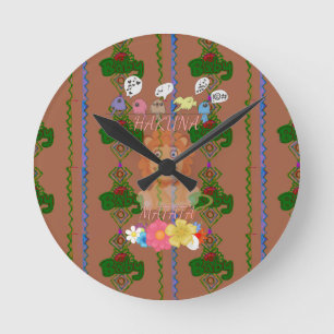 Horloge Ronde Bébé drôle Lion King Hakuna Matata dernière éditio