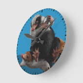 Horloge Ronde Bébé Nifflers Trouve Un Prix (Angle)