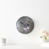 Horloge Ronde Bécasseau noir - Songbird (Maison)