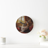 Horloge Ronde Bedtime, 1890 (huile sur panneau) (Maison)