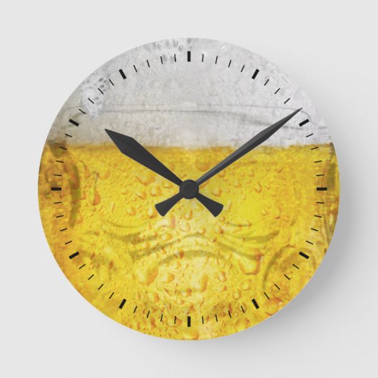 Horloge Ronde Beer Clock (Recto)
