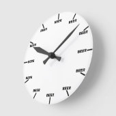 Horloge Ronde "Beer O'Horloge" (Angle)