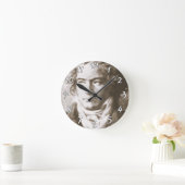 Horloge Ronde Beethoven sur Sepia Custom (Maison)