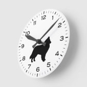 Horloge Ronde Belgian Sheepdog Belgian Shepherd Dog (Angle)