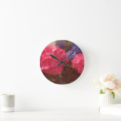 Horloge Ronde Belle Hydrangea (Maison)