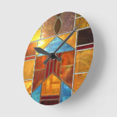 Horloge Ronde Belle lumière (Angle)