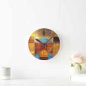 Horloge Ronde Belle lumière (Maison)