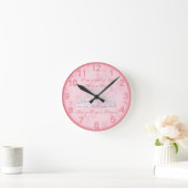 Horloge Ronde Belle princesse Clock (Maison)