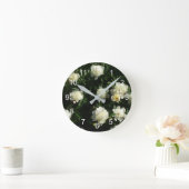 Horloge Ronde Belles Peonies (Maison)
