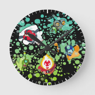 Horloge Ronde Ben 10 Aliens Formulaires Graphique de bulle