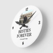 Horloge Ronde Best Friends Photo Wall Round Clock (Angle)