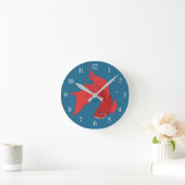 Horloge Ronde Beta Fish (Maison)