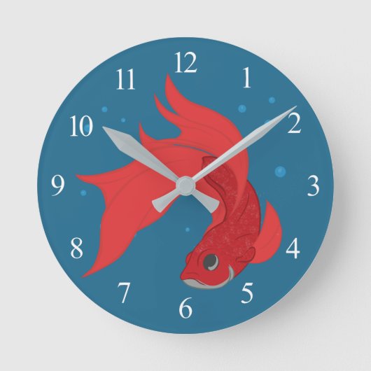 Horloge Ronde Beta Fish (Recto)