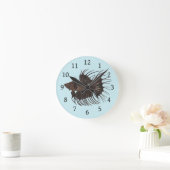 Horloge ronde Betta Fish (Maison)