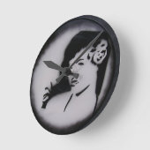 Horloge Ronde bettie page (Angle)