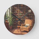 Horloge Ronde Bibliothèque (Recto)