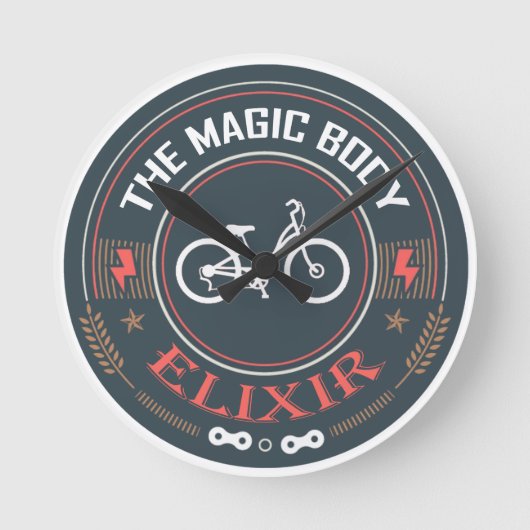 Horloge Ronde Bicycle, Magic Body Elixir (Recto)
